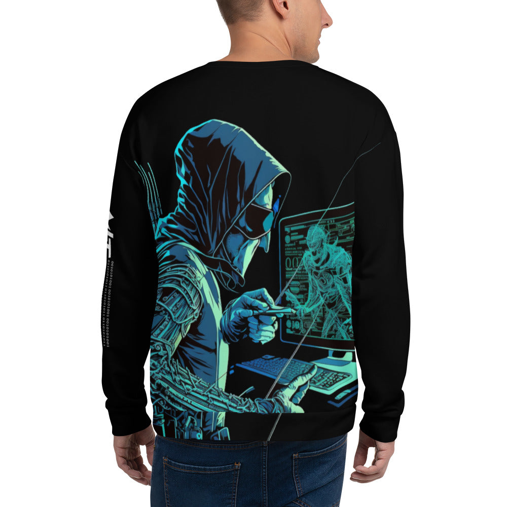 CyberWare Assassin - Unisex Sweatshirt ( Back Print )