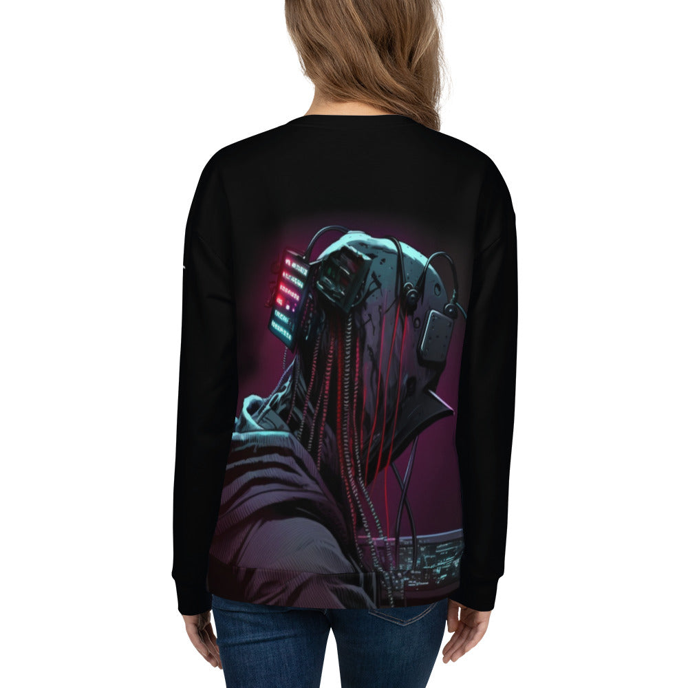 Cyberware assassin v3 - Unisex Sweatshirt ( Back Print )