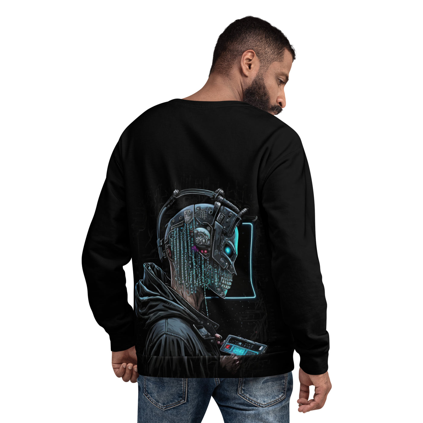 Cyberware assassin v5 - Unisex Sweatshirt ( Back Print )
