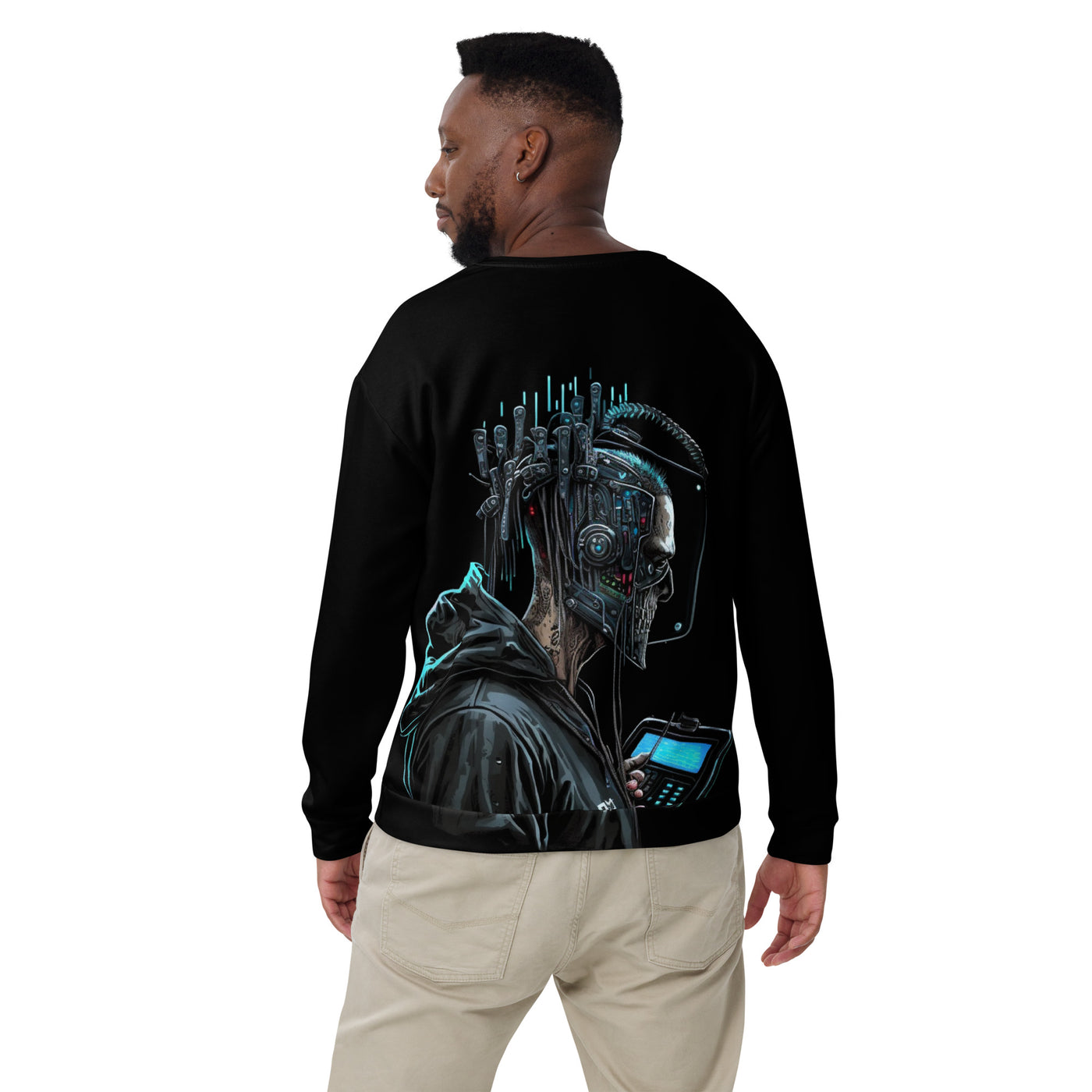 Cyberware assassin v6 - Unisex Sweatshirt ( Back Print )