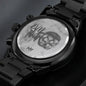 Evil twin - Black Chronograph Watch (Premium Box) by MyHackerTech