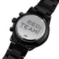 Cyber Security Red Team V8 - Black Chronograph Watch ( Premium Box) by MyHackerTech