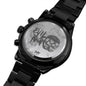 Evil twin - Black Chronograph Watch (Premium Box) by MyHackerTech