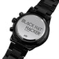 Black Hat Hacker - Black Chronograph Watch (Premium Box) by MyHackerTech