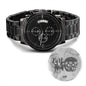 Evil twin - Black Chronograph Watch (Premium Box) by MyHackerTech