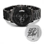 Cyber Security Red Team V10 - Black Chronograph Watch ( Premium Box) by MyHackerTech