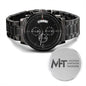 MyHackerTech - Black Chronograph Watch (Premium Box) by MyHackerTech