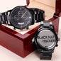Black Hat Hacker - Black Chronograph Watch (Premium Box) by MyHackerTech