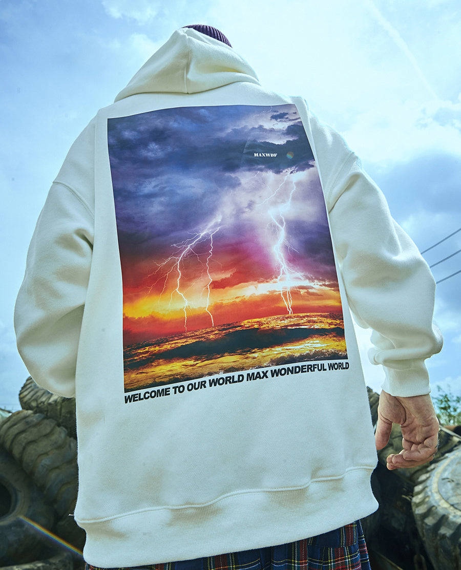 Thunderstorm Artwork Hoodie by MyHackerTech