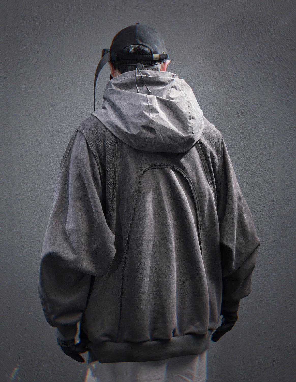 HiH56 Grey NX Hoodie by MyHackerTech