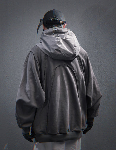 HiH56 Grey NX Hoodie by MyHackerTech