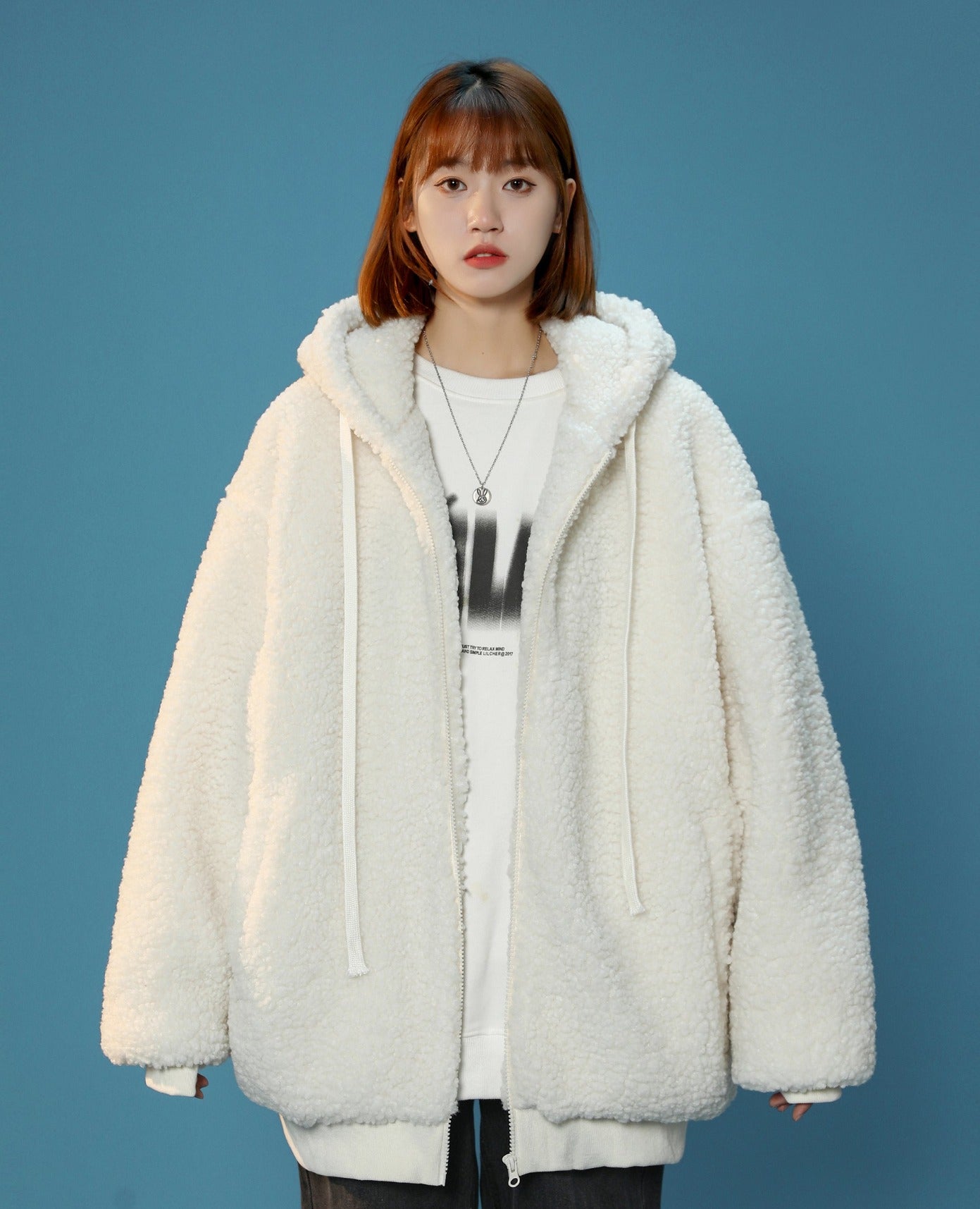 Women's Furry Bunny Ears Winter Jacket by MyHackerTech
