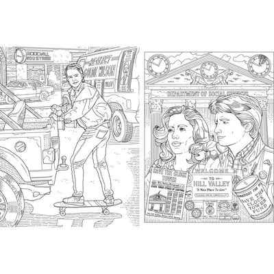 Back to the Future: The Official Coloring Book by MyHackerTech