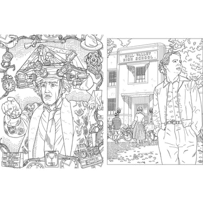 Back to the Future: The Official Coloring Book by MyHackerTech