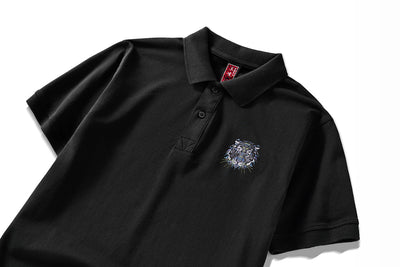 KH536 Tiger Embroidery Polo by MyHackerTech