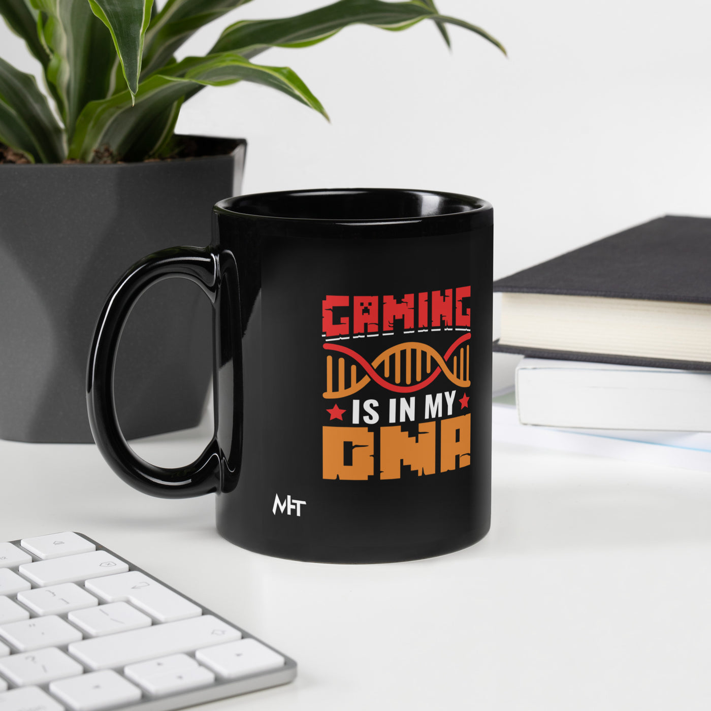 Gaming is in My DNA - Black Glossy Mug