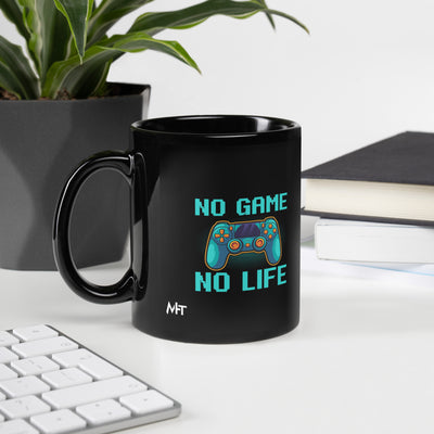 No Game; No Life - Black Glossy Mug
