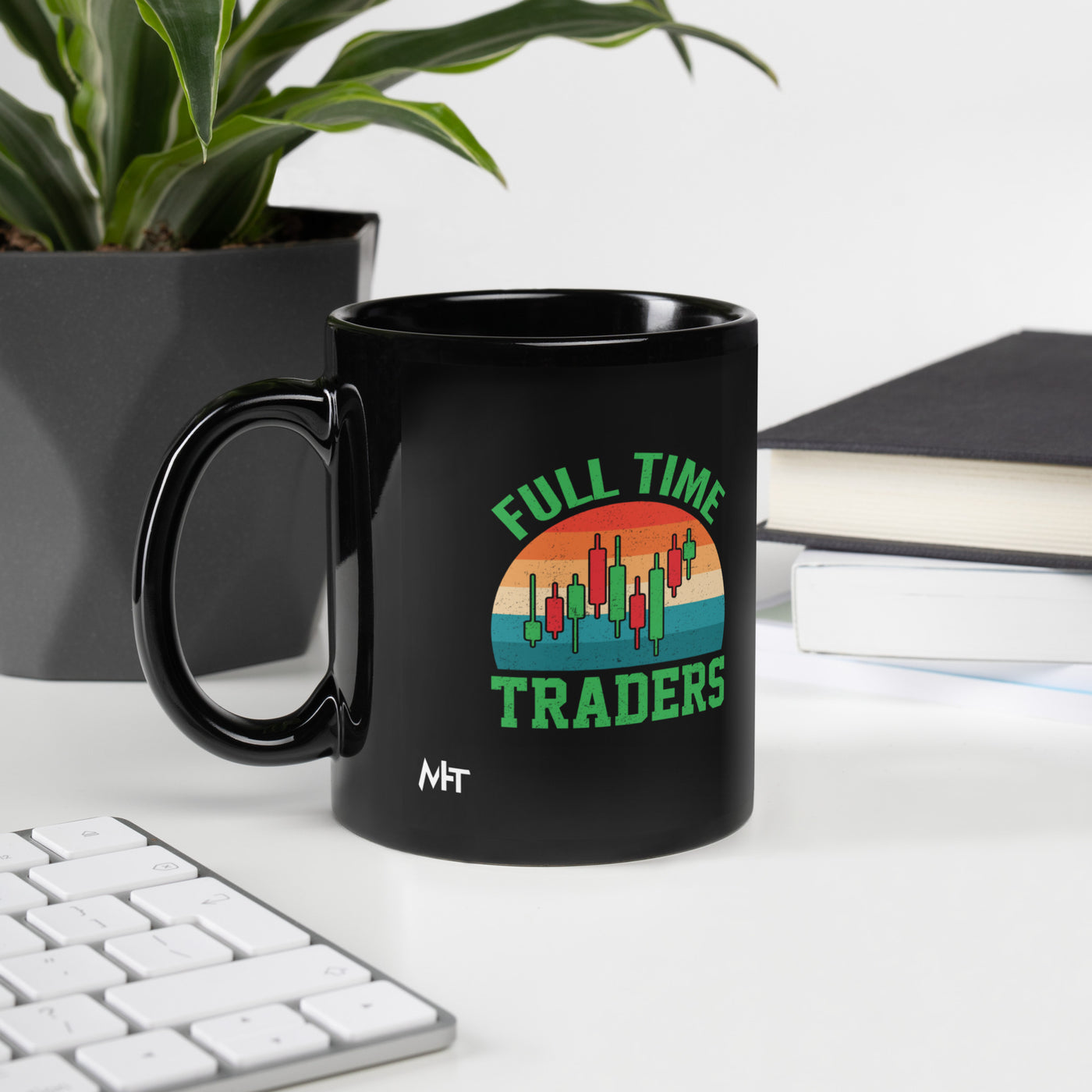 Full Time Trader ( Shagor ) - Black Glossy Mug