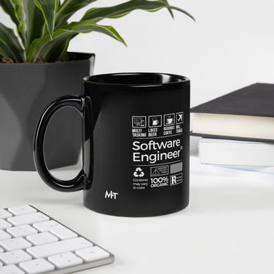 Software Engineer V2 - Black Glossy Mug