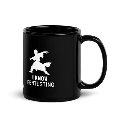 I Know Pentesting - Black Glossy Mug