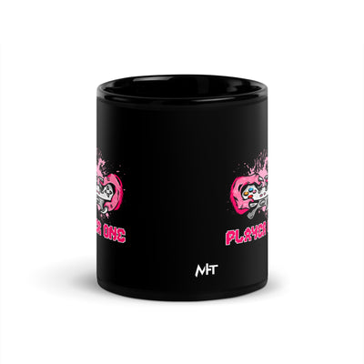 Player One - Black Glossy Mug