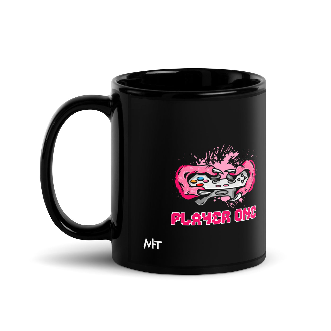Player One - Black Glossy Mug