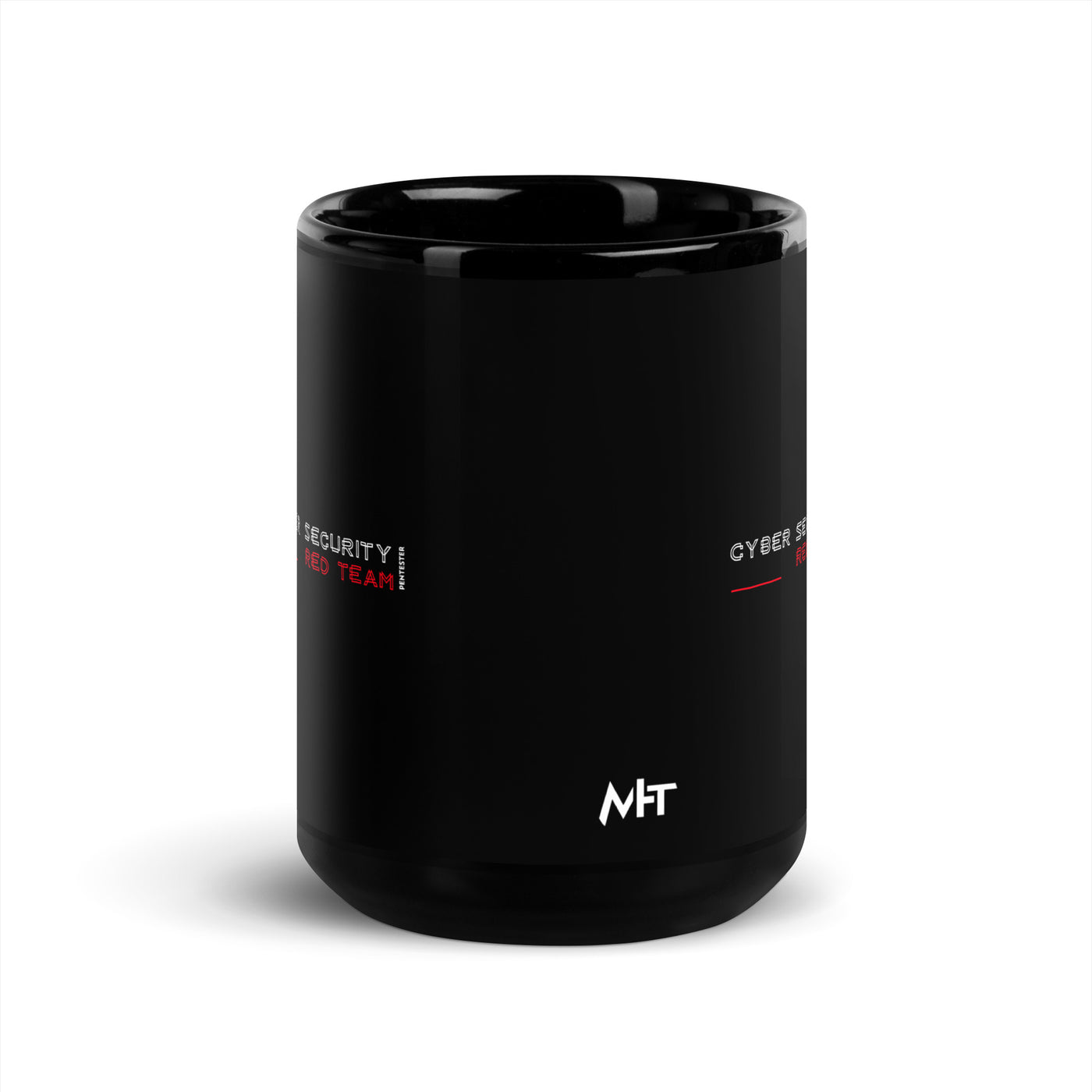 Cyber Security Red Team V2 - Black Glossy Mug