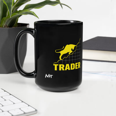 Trader - Black Glossy Mug