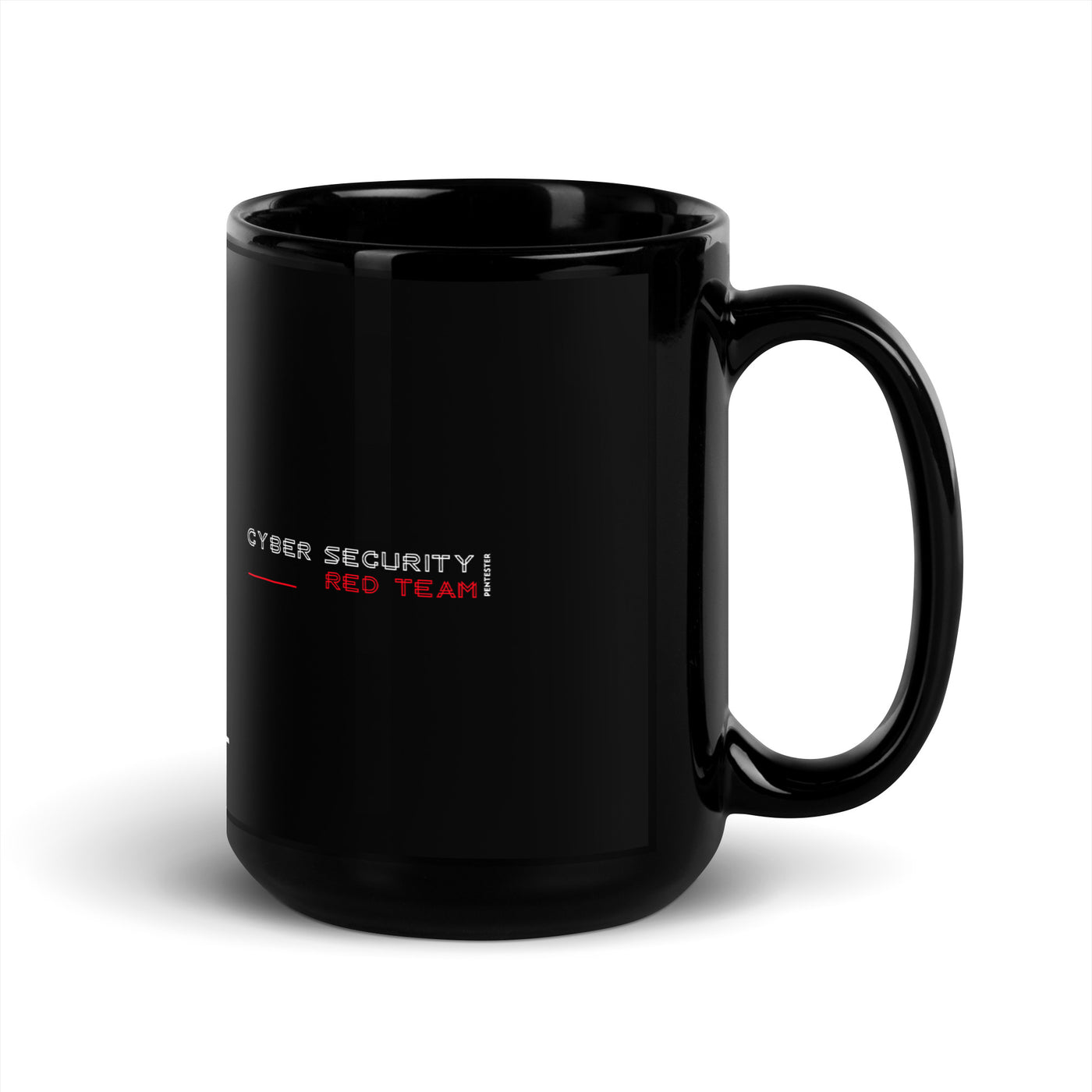 Cyber Security Red Team V2 - Black Glossy Mug