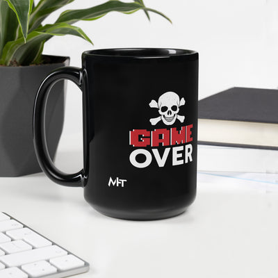 Game Over - Black Glossy Mug