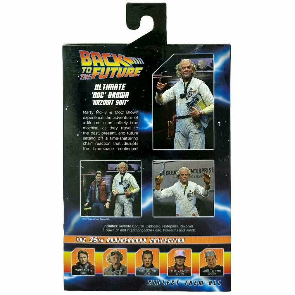 NECA Back to the Future 7" Scale Action Figure - Ultimate Doc Brown (1985 "Hazmat Suit") by MyHackerTech
