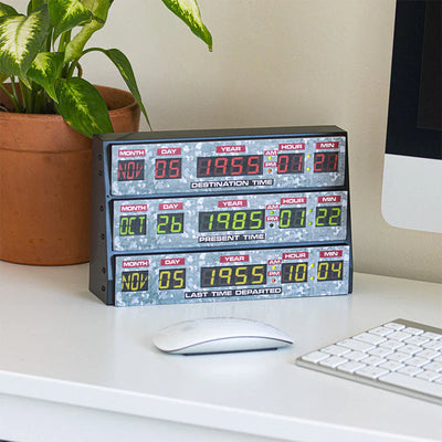 Back to the Future DeLorean Time Circuits 3D Desk Lamp / Wall Light by MyHackerTech