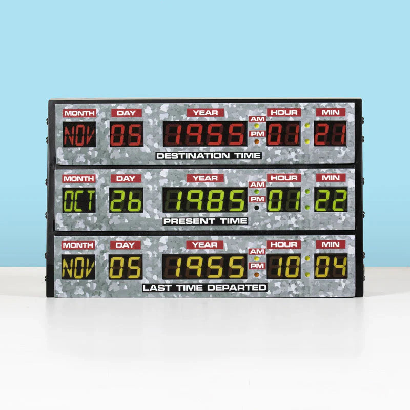 Back to the Future DeLorean Time Circuits 3D Desk Lamp / Wall Light by MyHackerTech