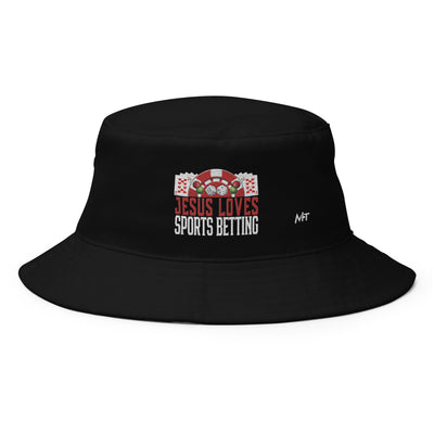 Jesus Loves Sports Betting - Bucket Hat