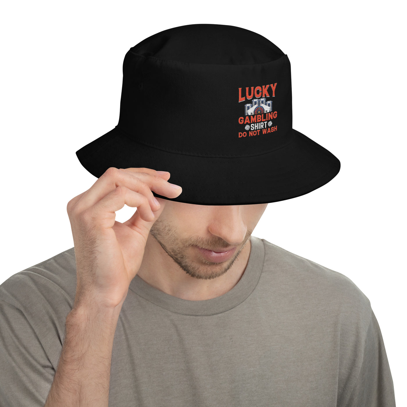 Lucky Gambling Shirt: Do Not Wash - Bucket Hat