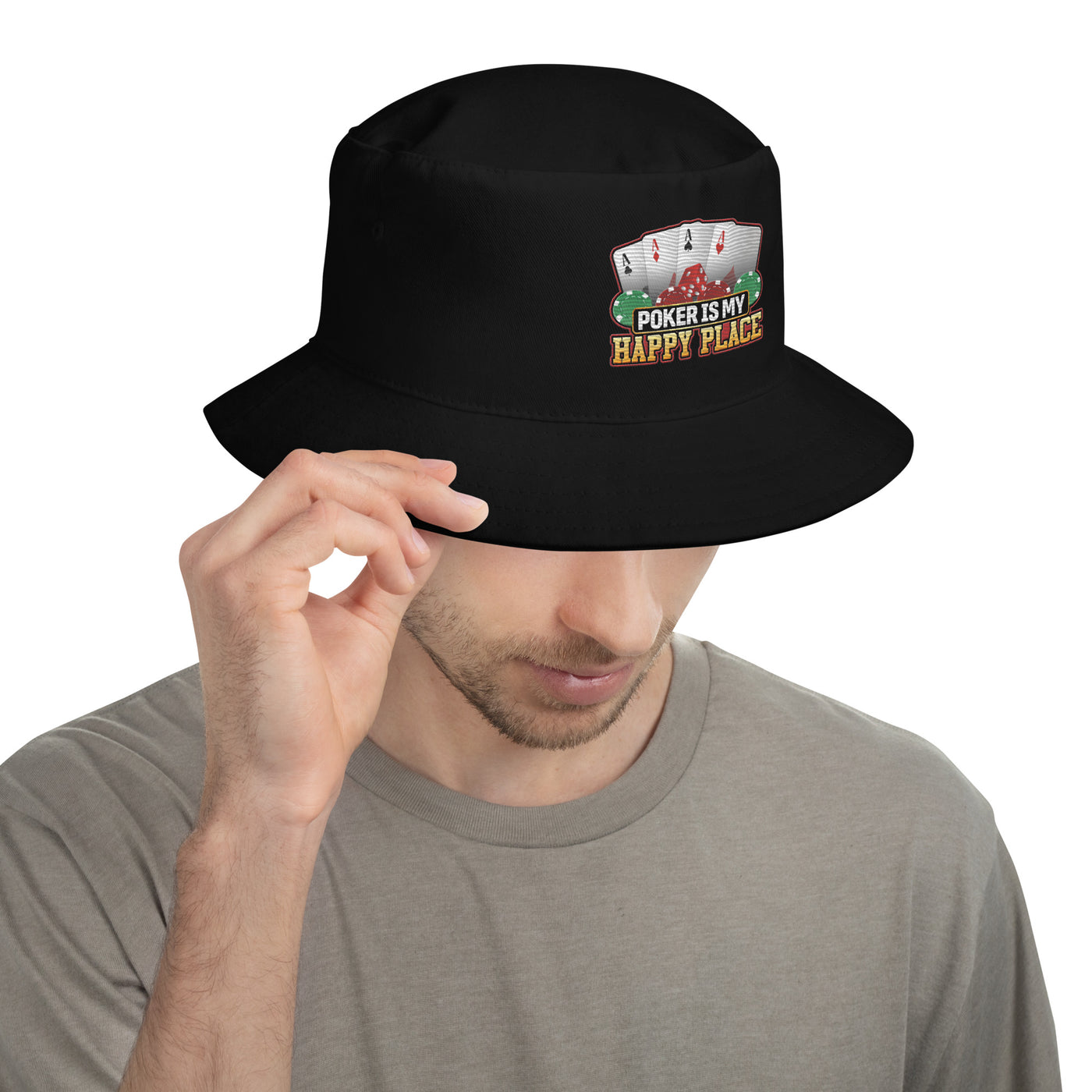 Poker Dad is like a Normal Dad but much Cooler - Bucket Hat