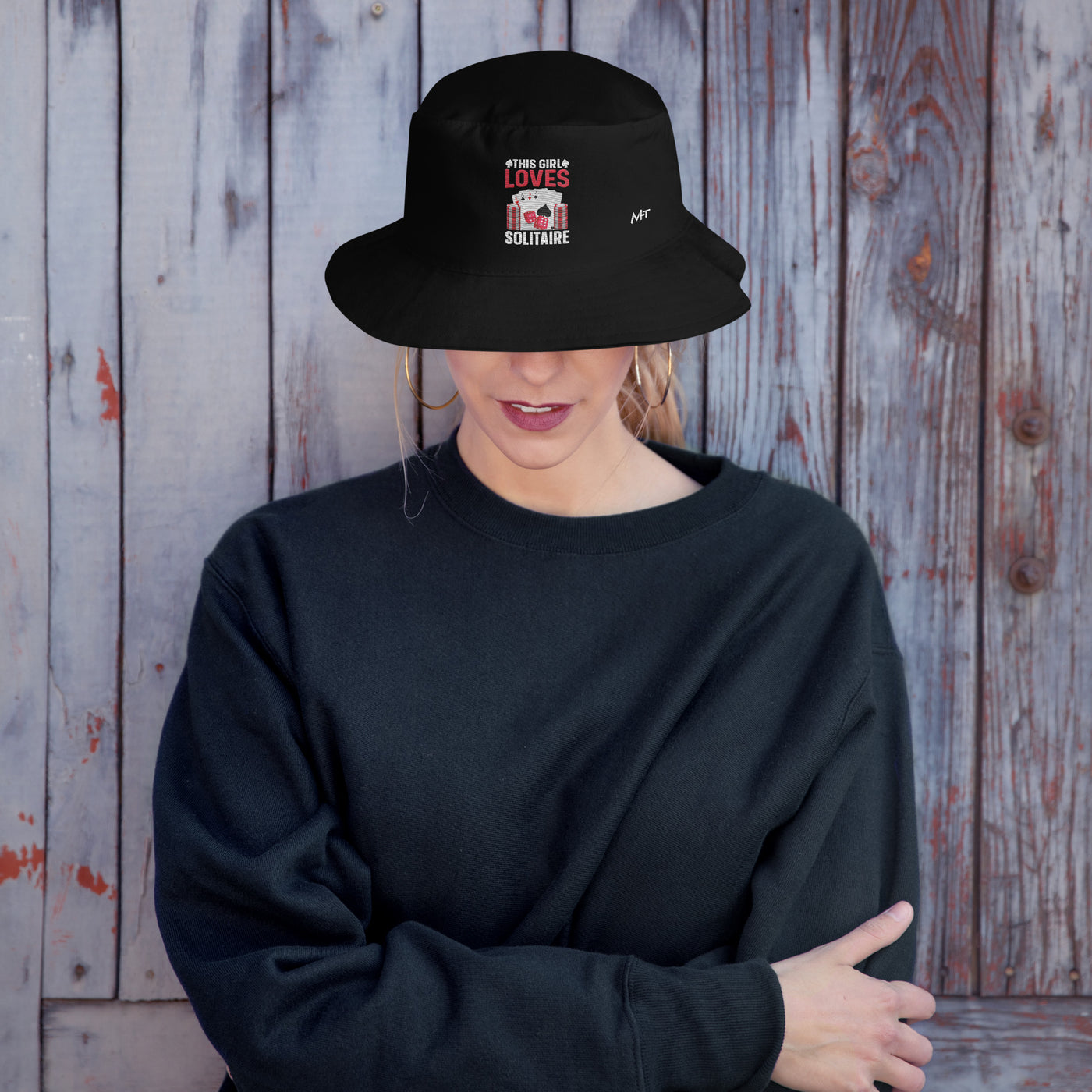 This Girl Loves  Solitaire - Bucket Hat