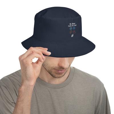 Air, Water, Earth, Fire, Root - Bucket Hat