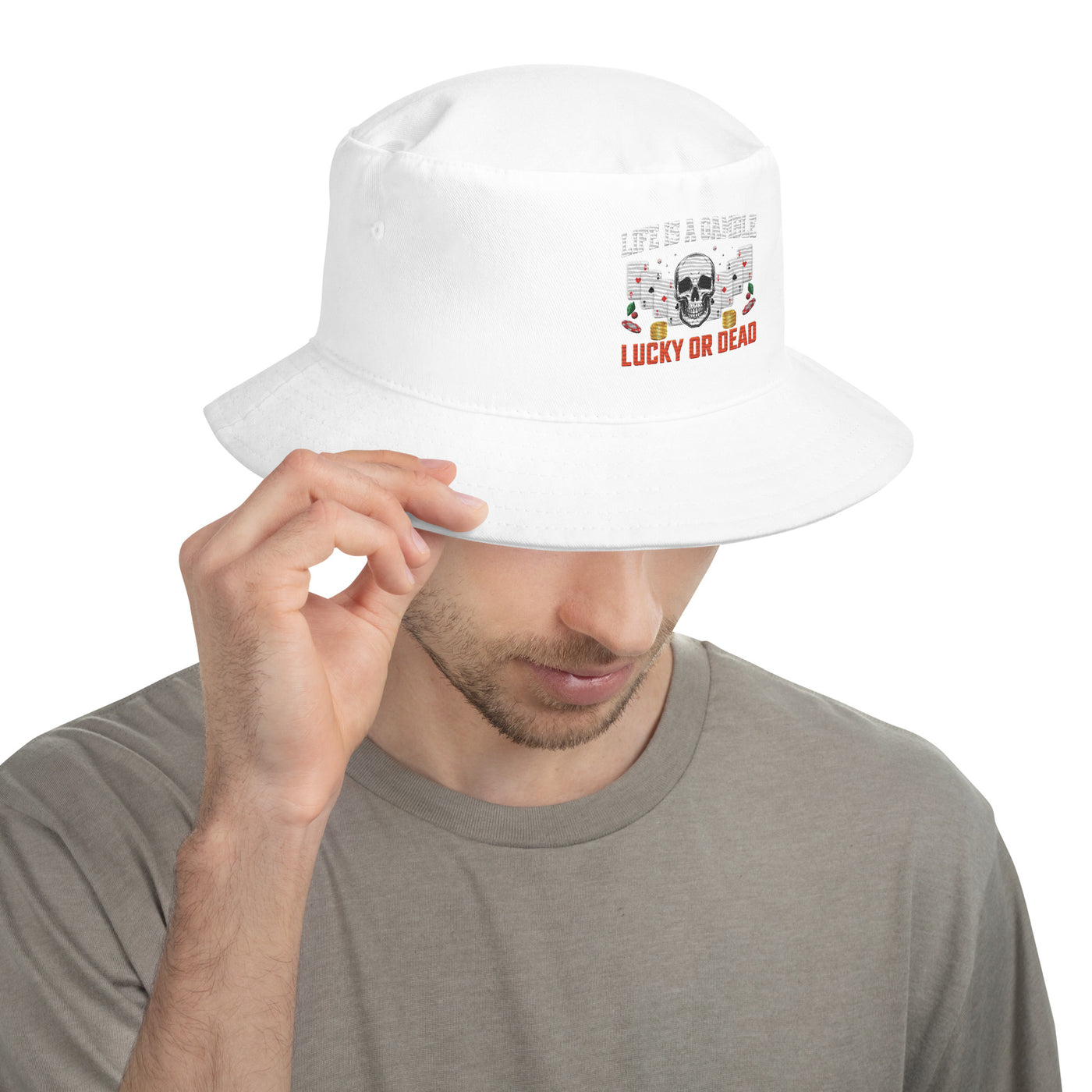Life is a Gamble; Lucky or Dead - Bucket Hat