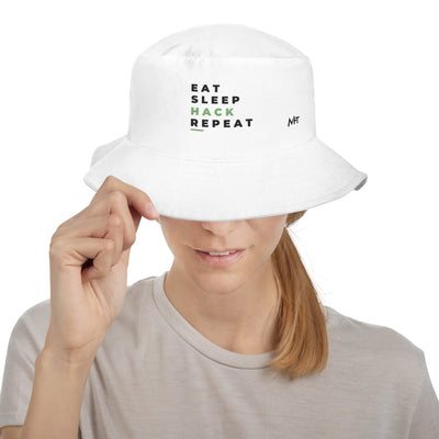 Eat, Sleep, Hack, Repeat V2 - Bucket Hat