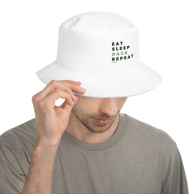 Eat, Sleep, Hack, Repeat V2 - Bucket Hat