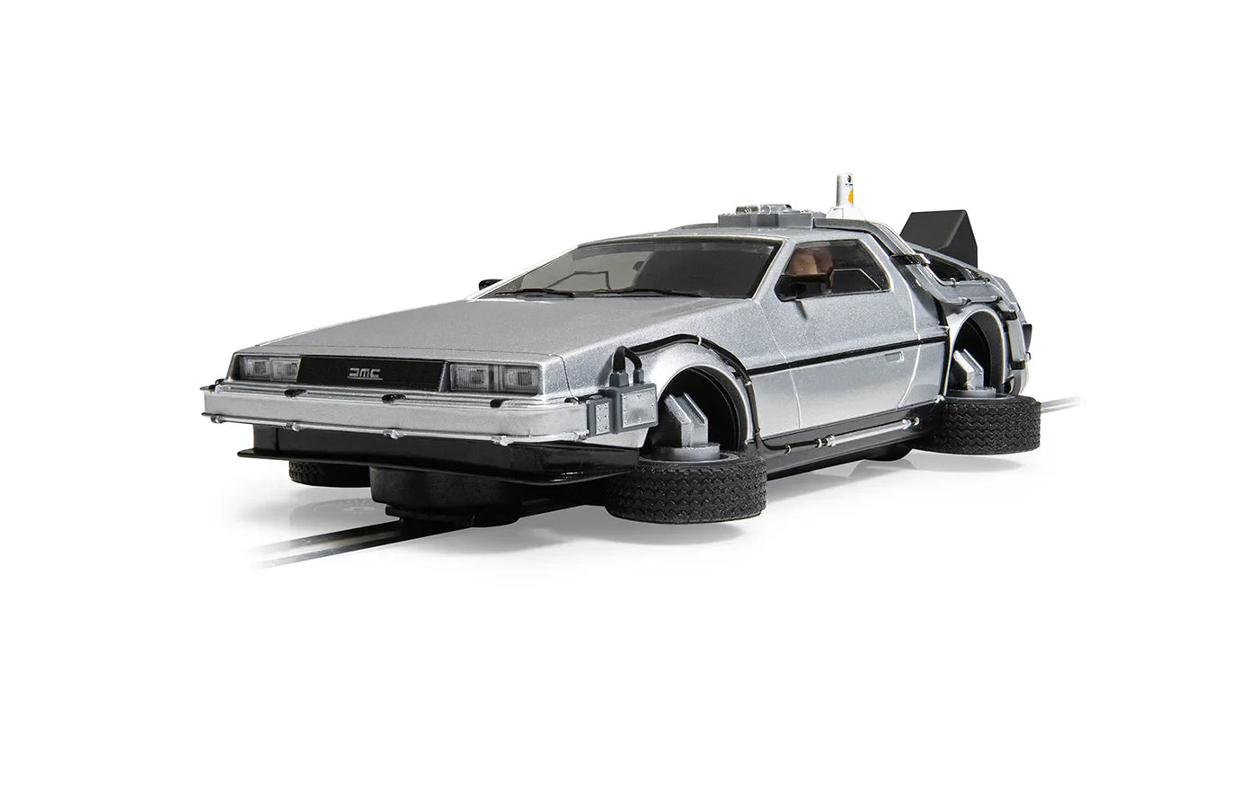 Scalextric Back to the Future Part II 1:32 scale Flying DeLorean Time Machine Slot Car by MyHackerTech
