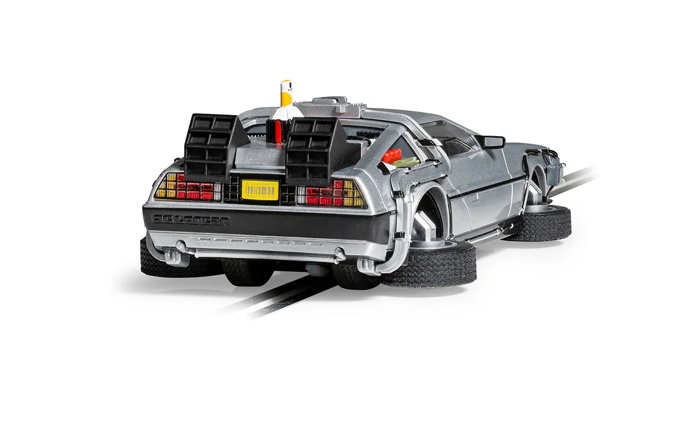 Scalextric Back to the Future Part II 1:32 scale Flying DeLorean Time Machine Slot Car by MyHackerTech