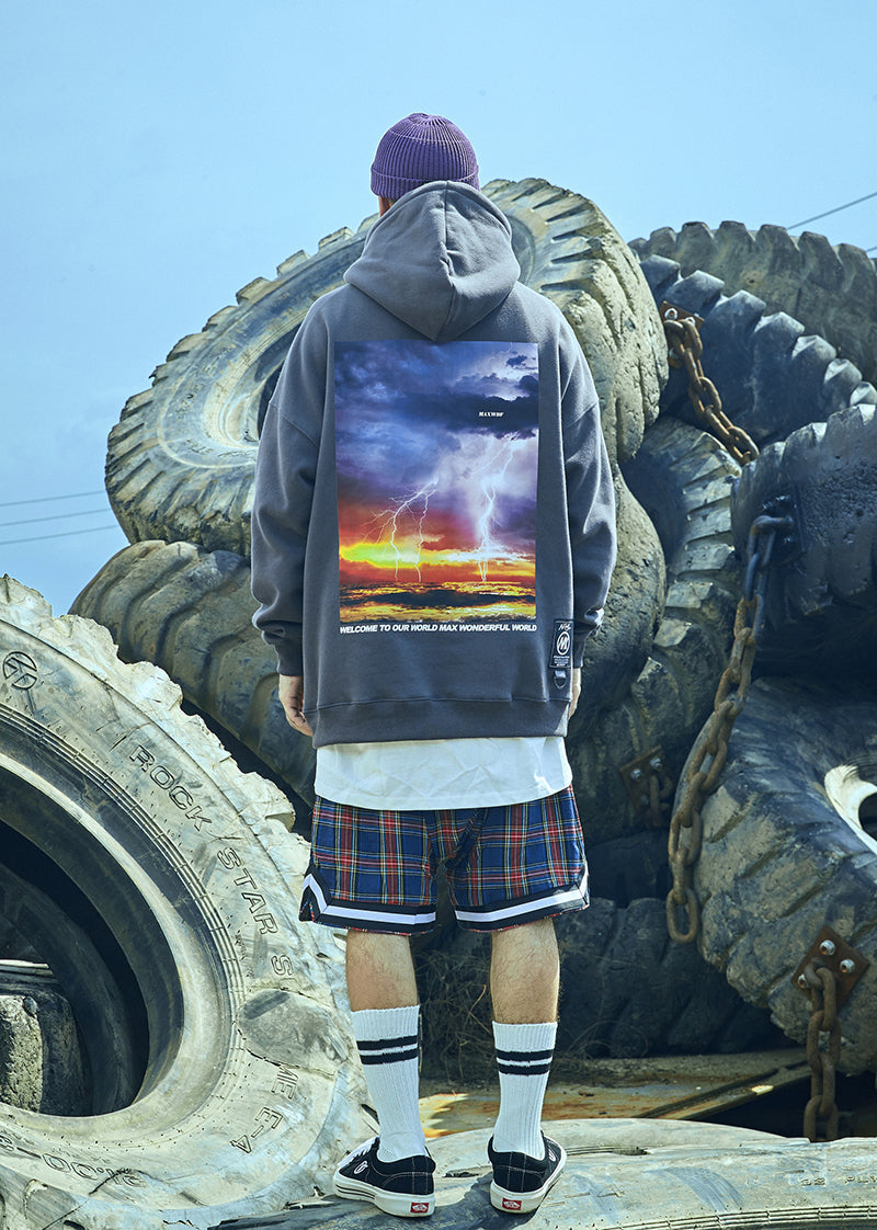 Thunderstorm Artwork Hoodie by MyHackerTech