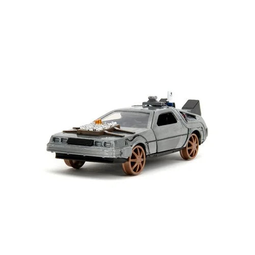 Back to the Future Part III die-cast 1:32 scale "Hollywood Rides" DeLorean Time Machine (railroad) by MyHackerTech