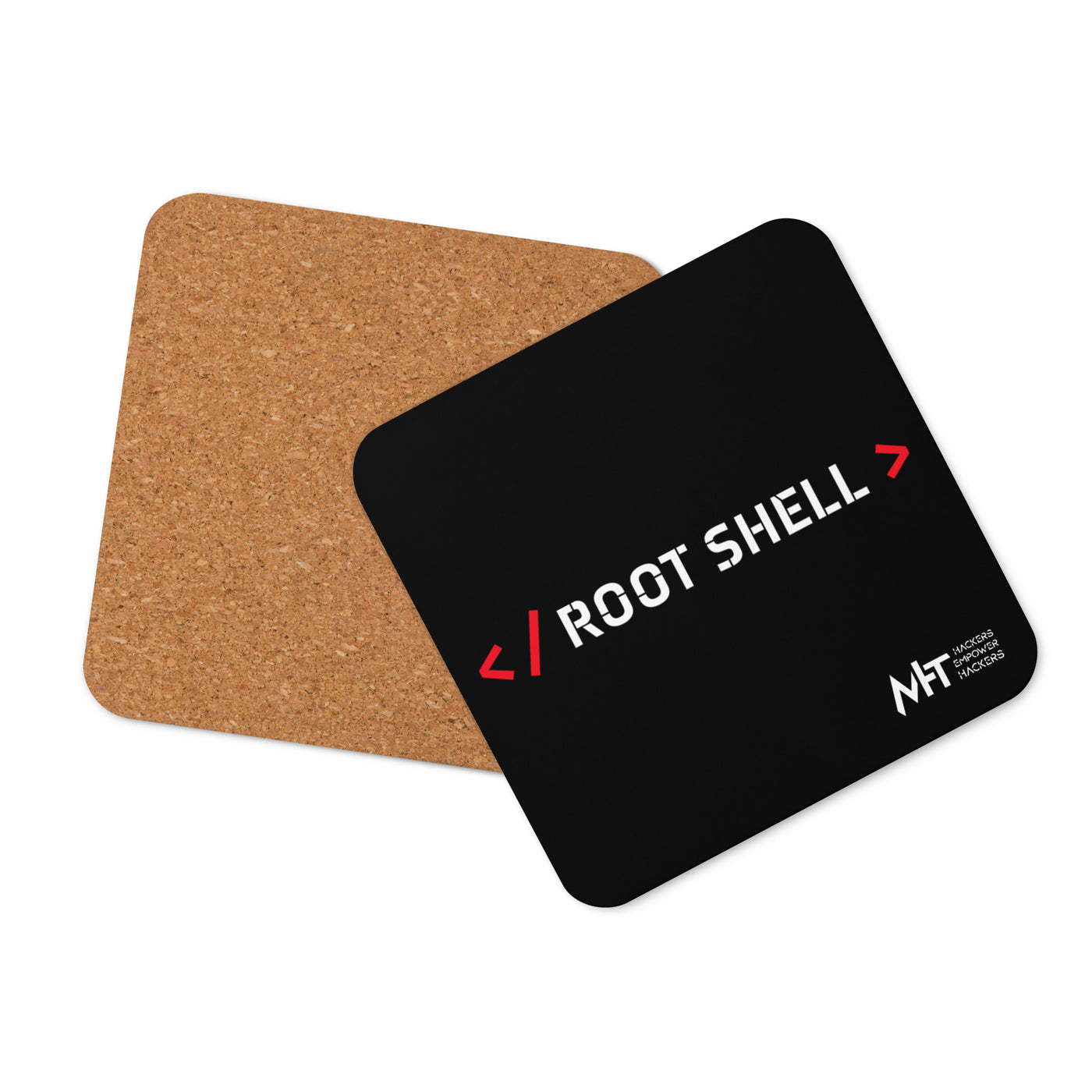 Root shell - Cork-back coaster