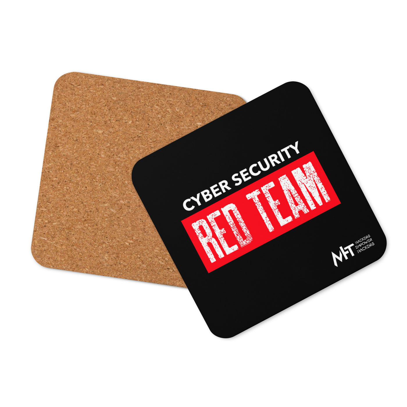 Cyber Security Red Team V1 - Cork-back coaster