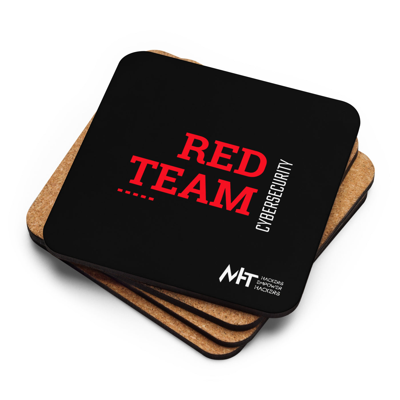 Cyber Security Red Team V12 - Cork-back coaster
