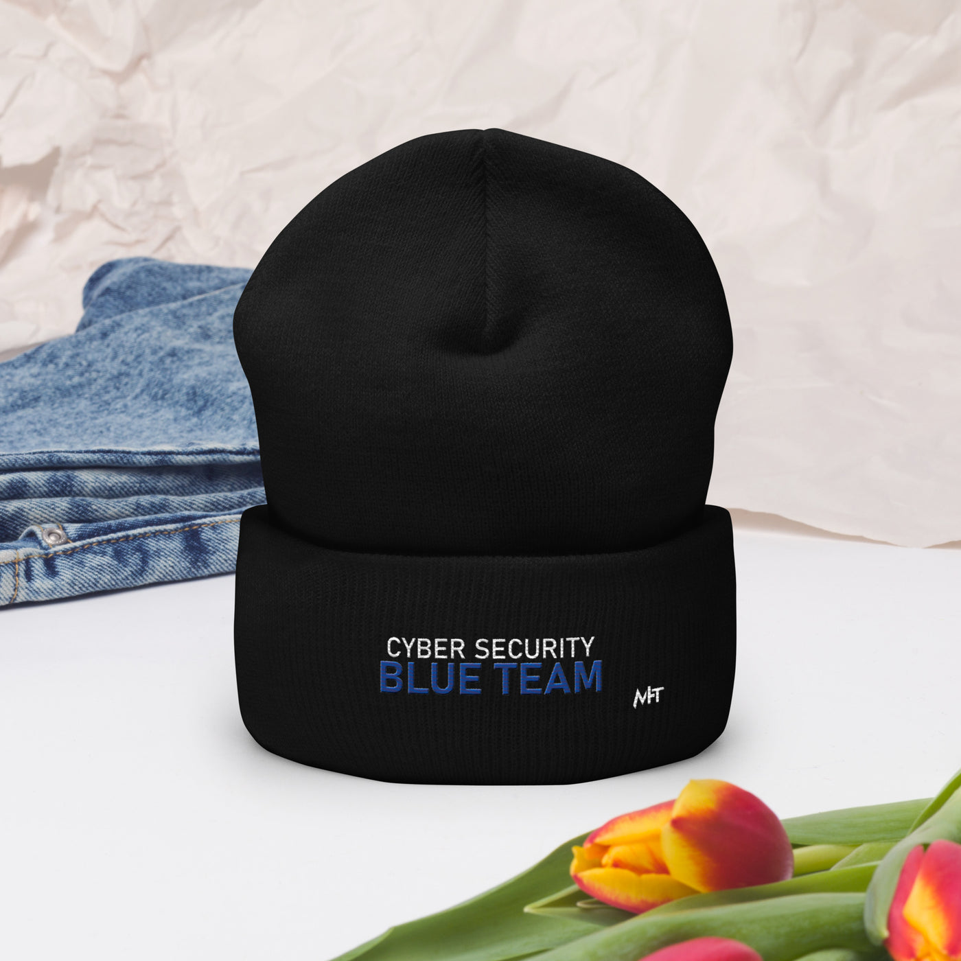 Cyber Security Blue team V4 - Cuffed Beanie