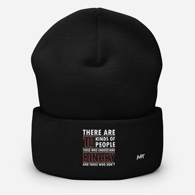 There are 10 kinds of People - Cuffed Beanie